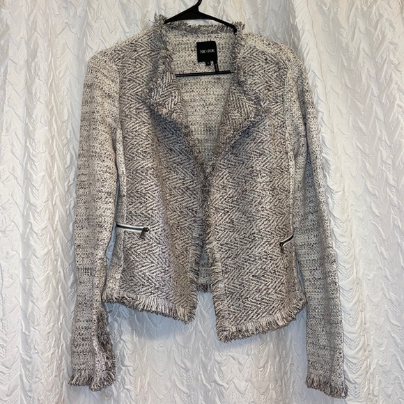 Nic+Zoe Fringe Knit Blazer - Picture 1 of 5